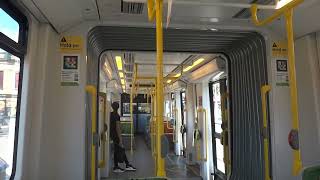 EClass Melbourne Tram Bombardier Flexity Swift  The Esplanade to Acland Street Route 96 [upl. by Gurney]