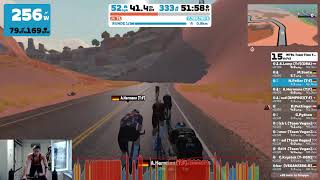 Zwift WTRL Team Time Trial TTT Talentfrei pb Baldiso  Espresso Doppio  Out and back again [upl. by Keven338]