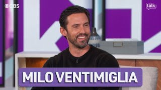 Milo Ventimiglia Talks New Marriage and This Is Us Cast [upl. by Ateekahs]