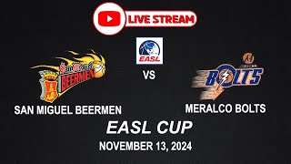 LIVE NOW SAN MIGUEL BEERMEN vs MERALCO BOLTS  EASL CUP November 13 2024 NBA2K24 Simulation Only [upl. by Eelsha]