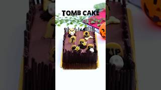 Spooky Tomb Cake Halloween Cake  Hoopla Recipes shortsfeed cake halloween [upl. by Nyloj]