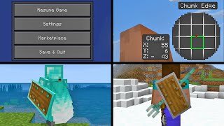 Top 5 Survival Texture Packs for Minecraft Bedrock 120 [upl. by Etteniuq919]