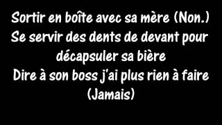 OrelSan  Mauvaise Idée LYRICSPAROLES HD [upl. by Naerol]