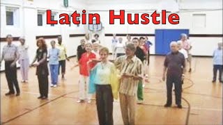 Latin Hustle Line Dance [upl. by Llemart742]