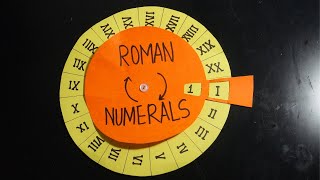 Roman Numericals working model  Maths Project Maths Working Model Maths tlm Maths Model [upl. by Aohk]