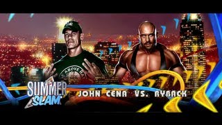 WWE 13  John Cena vs Ryback SummerSlam [upl. by Kiefer]