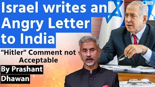 Israel writes an Angry Letter to India over Sanjay Rauts comment  By Prashant Dhawan [upl. by Atilol]