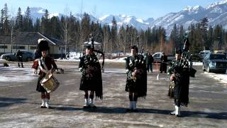 Canadian Bagpipes  Mairis Wedding  Barren Rocks of Aden [upl. by Lertnahs]