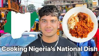 Indian Tries Nigerian Jollof Rice Honest Review [upl. by Ahsienad582]