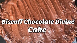 Biscoff Chocolate Divine Cake cake youtube trending shortvideo chocolate trend [upl. by Ennirac]