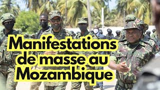 Analyse des manifestations de masse au Mozambique fraude électorale et répression militaire [upl. by Mervin345]