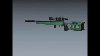 SV99 Sniper Rifle 3d [upl. by Lianne]