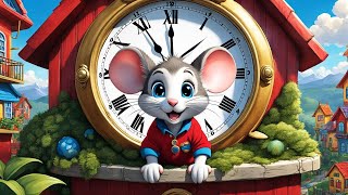 Hickory Dickory Dock Rhyme Song  Popular Nursery Rhyme amp Kids Song  Kids Poem [upl. by Elcin]