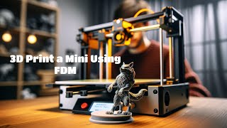 How to PRINT and PAINT a Miniature on an FDM Printer [upl. by Refinnaej]