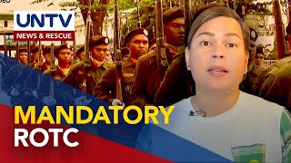 Mandatory ROTC has nothing to do with DepEd position — Sara Duterte [upl. by Yasmin]