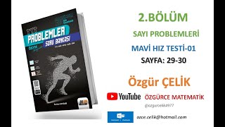 Hız ve Renk TYT ProblemlerSayı Problemleri Mavi Hız Testi 1 sayfa 2930 [upl. by Rehtaeh915]