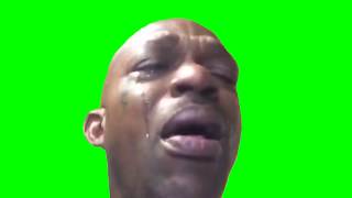 Black Guy Crying Meme Greenscreen FREE DOWNLOAD IN DESC [upl. by Inuat227]