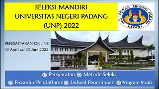 SELEKSI MANDIRI UNP 2022 [upl. by Trebleht]