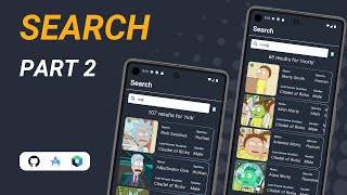 Android Search API Example Jetpack Compose [upl. by Stella514]