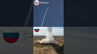 Launch Comparison Patriot vs S400 MilitaryComparison USA Russia MilitaryTechnology Warfare [upl. by Larok69]