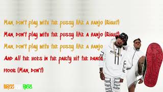 Chris Brown amp Tyga  Banjo LYRIC VIDEO [upl. by Feldstein]