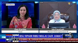 Menaker Pastikan Bantuan Subsidi BSU Segera Cair [upl. by Reynold]