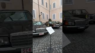 “The best and the least part” of the Vatican Palace mercedes automobile europe rome vatican [upl. by Irby]