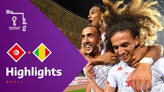 Tunisia v Mali  FIFA World Cup Qatar 2022 Qualifier  Match Highlights [upl. by Lehplar980]