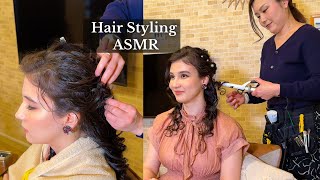 WOW I GOT A HAIR STYLE by PRO in JAPAN ASMR Soft Spoken [upl. by Henghold]