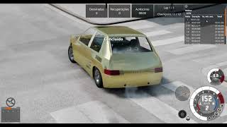 2m01s Using a Brasília  Italy Asphalt Hillclimb 1 Beamng Drive [upl. by Nosimaj]