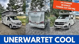 24 STUNDEN im Knaus Tourer CUV 500 MQ  Praxistest  Cooles Konzept aber [upl. by Nlycaj409]