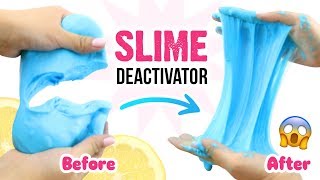 DIY SLIME DEACTIVATOR How to Soften Slimes Using These GENIUS HACKS [upl. by Ias909]