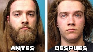 40 HOMBRES ANTES Y DESPUÉS DE AFEITARSE LA BARBA QUE TE SORPRENDERÁN [upl. by Jaynes]