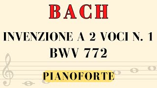 J S Bach  Invenzione a 2 voci n1 BWV 772 [upl. by Mufinella]