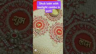 Shub labh combo with tealight  small business pls support psd handmade shortsviral shortvideo [upl. by Lynde]