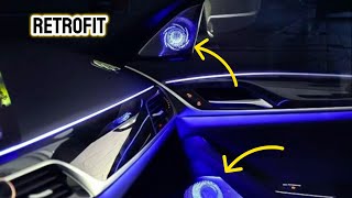 G30 BMW M550I RETROFIT  BOWERS amp WILKINS SPEAKERS AMBIENT LIGHTING [upl. by Isabelita]