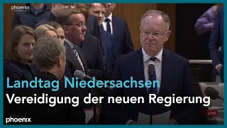 Landtag Niedersachsen Regierungserklärung von Stephan Weil [upl. by Yaned]