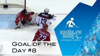 Day 8  Goal of the Day  Sochi 2014 Winter Paralympic Games [upl. by Annoerb]