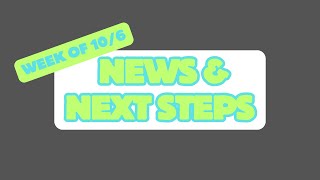 October 6 News amp Next Steps  Church Announcements This Week [upl. by Liag]