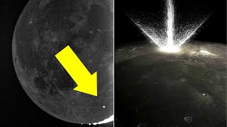 Watch Stunning Footage Captures Meteorite Impact on the Moon [upl. by Schurman]