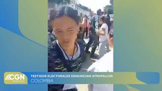 Ambiente electoral en Venezuela comienza muy tenso testigos electorales denuncian atropellos [upl. by Sabina]