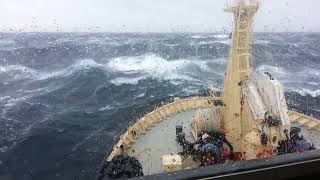 Dramatic footage of a North Sea storm [upl. by Isleen88]