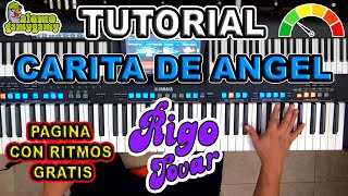 Carita De Angel Rigo Tovar  Tutorial Figuras y Acordes [upl. by Nylakcaj]