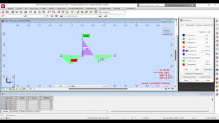 1 Diagrama de fuerza cortante y momento flector utilizando Robot Structural  VIGAS [upl. by Zalea]