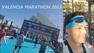 Valencia Marathon 2023  My Full Race Vlog [upl. by Lucho]