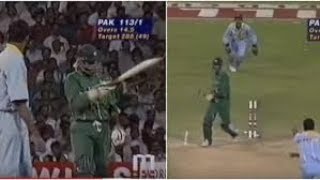 Ind vs Pak 1996 World Cup QF Amir Sohail vs Venkatesh Prasad off stump moment [upl. by Hadihsar]