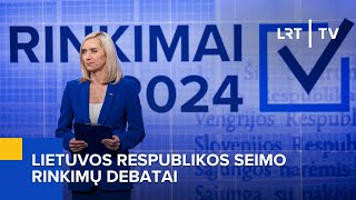 LR Seimo rinkimų debatai  20240925 [upl. by Kimble]