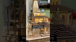 Shree Ram Mandir Wooden  Diwali Offer  Contact 8077450576 shorts viralvideo trending [upl. by Aytak643]