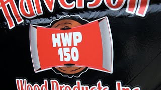 The Brand NEW HWP150 Hydraulic Wedge Wood Processor  Halverson Wood Products [upl. by Winwaloe]