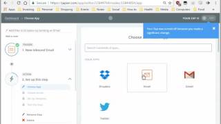 Setup Zapier Dropbox Uploads by Subject Line Date [upl. by Salim123]